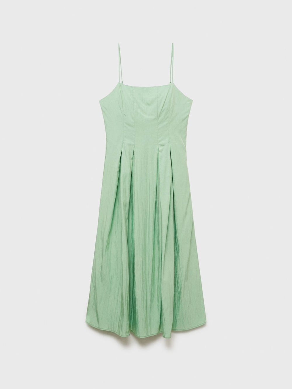 MANGO Seafoam Green MIDI-DRESS